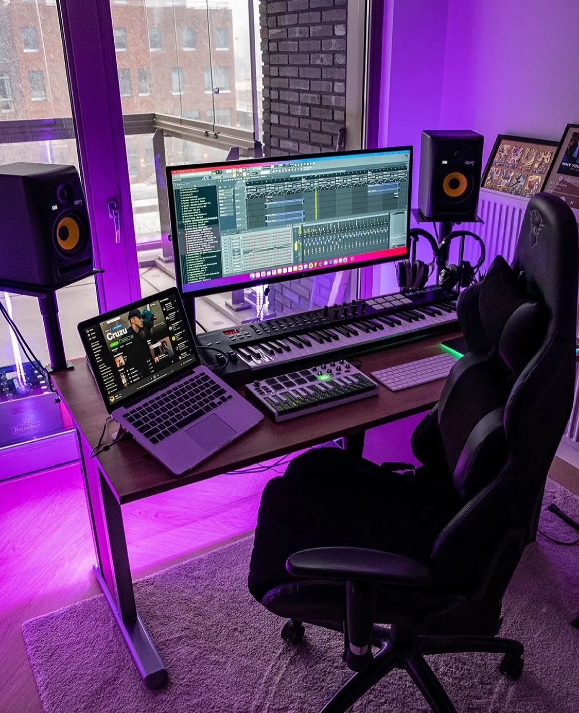What do I need to buy for a home music studio?